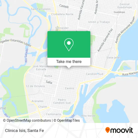 Clinica Isis map