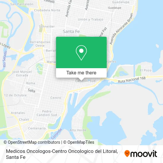Medicos Oncologos-Centro Oncologico del Litoral map