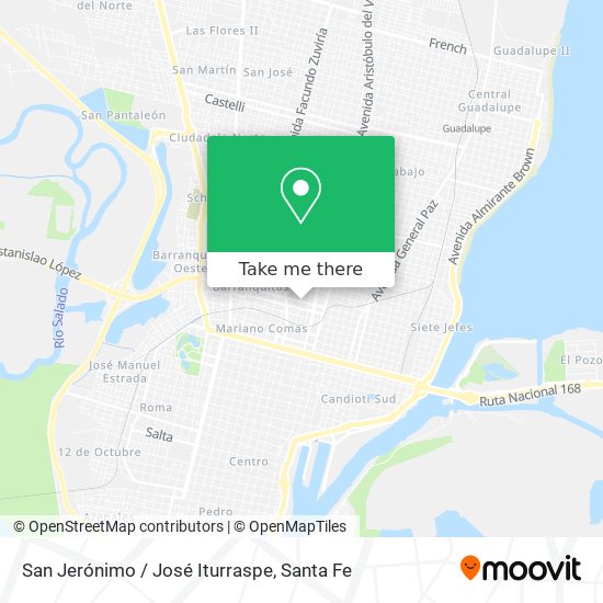 San Jerónimo / José Iturraspe map