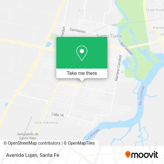 Avenida Lujan map