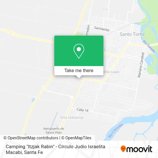 Camping "Itzjak Rabin" - Círculo Judio Israelita Macabi map