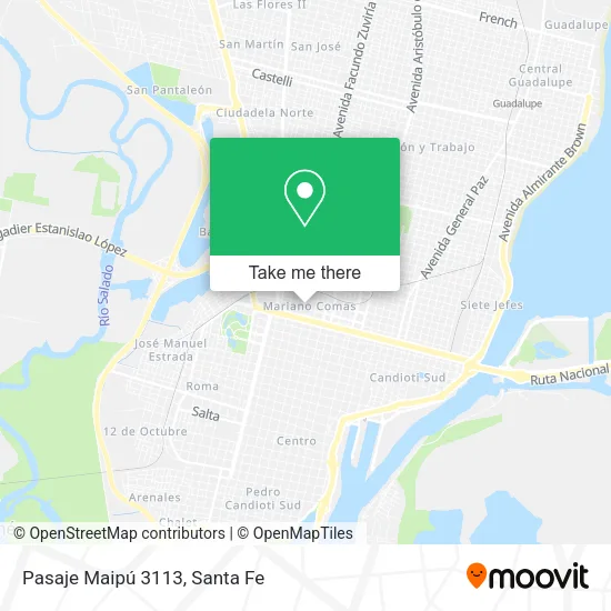 Pasaje Maipú 3113 map
