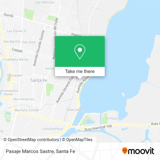 Pasaje Marcos Sastre map