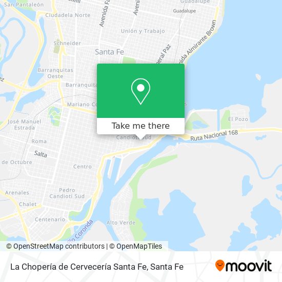 La Chopería de Cervecería Santa Fe map