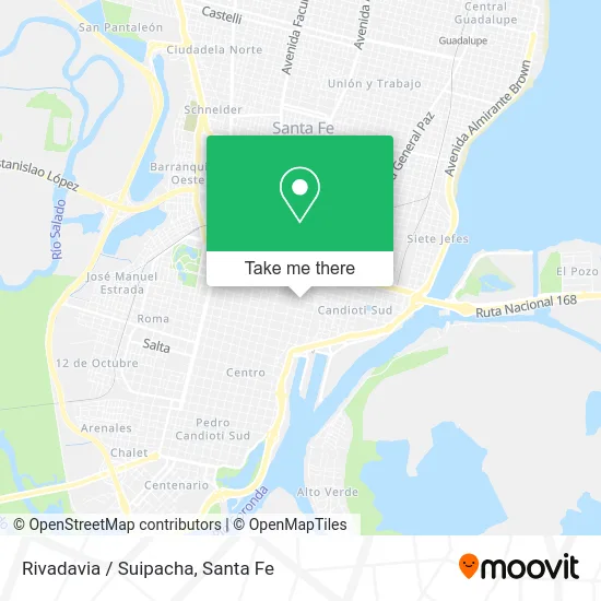 Rivadavia / Suipacha map
