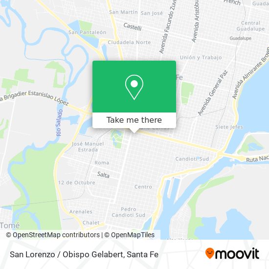 San Lorenzo / Obispo Gelabert map