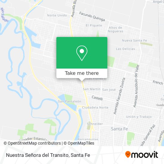 Nuestra Señora del Transito map