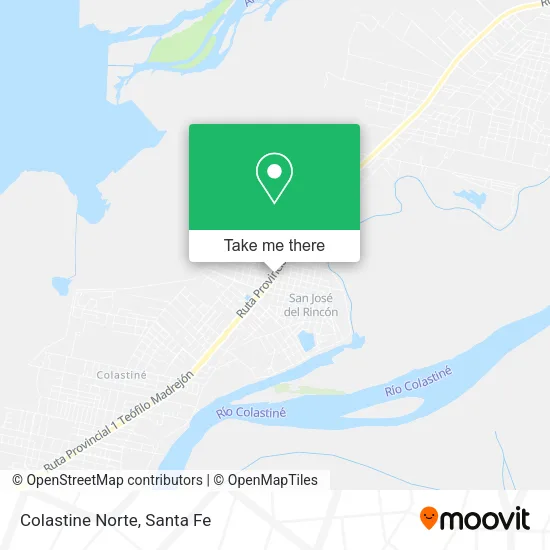 Colastine Norte map