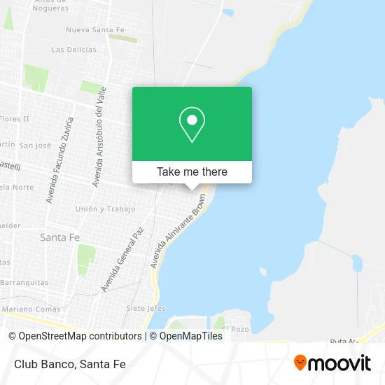 Club Banco map