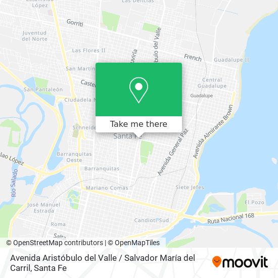 Avenida Aristóbulo del Valle / Salvador María del Carril map