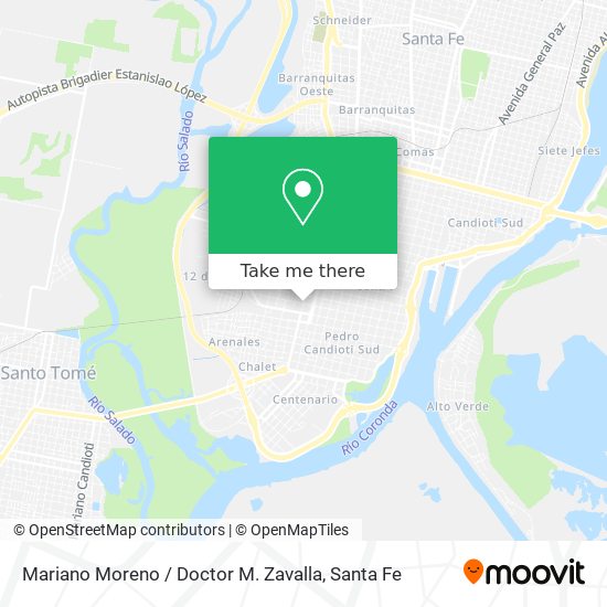 Mapa de Mariano Moreno / Doctor M. Zavalla