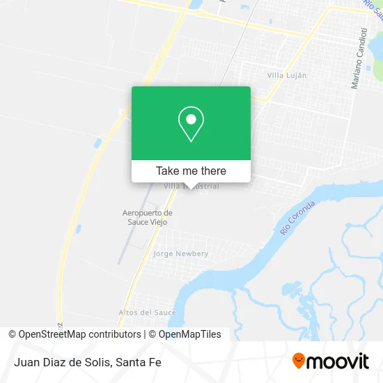 Juan Diaz de Solis map