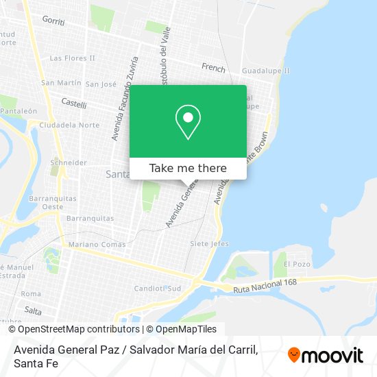 Avenida General Paz / Salvador María del Carril map