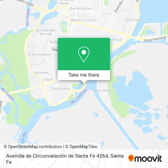 Mapa de Avenida de Circunvalación de Santa Fe 4264