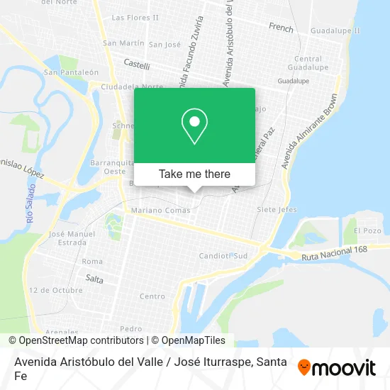 Avenida Aristóbulo del Valle / José Iturraspe map