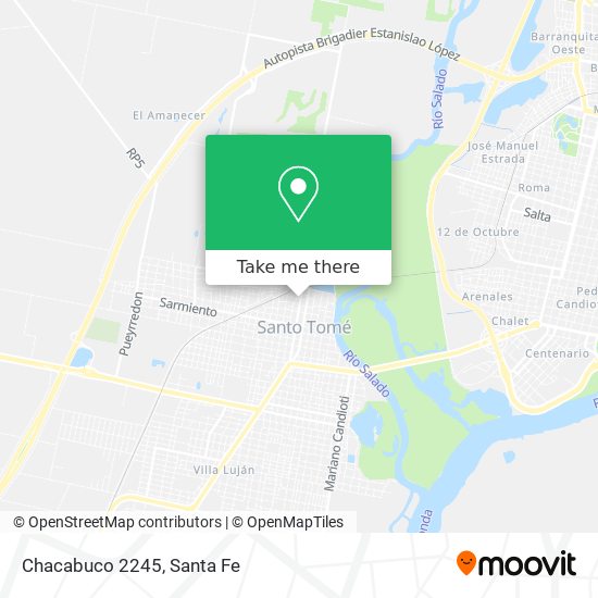 Mapa de Chacabuco 2245