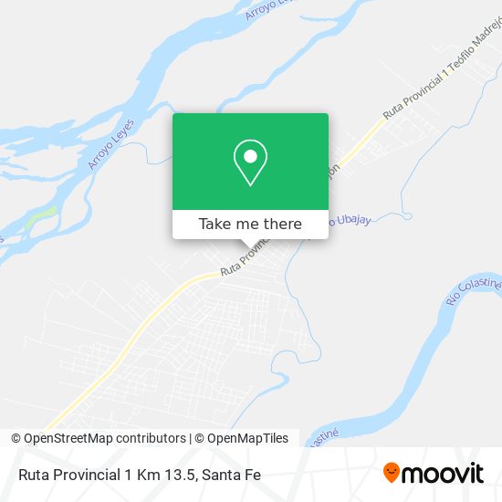 Ruta Provincial 1 Km 13.5 map