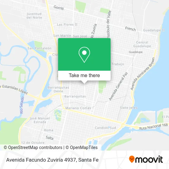 Avenida Facundo Zuviría 4937 map