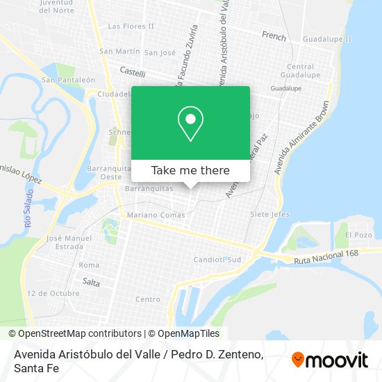 Avenida Aristóbulo del Valle / Pedro D. Zenteno map