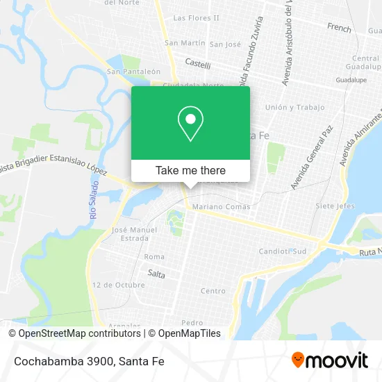 Cochabamba 3900 map