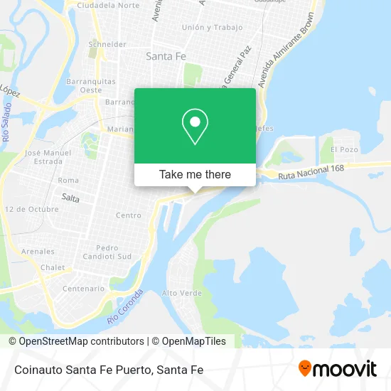 Coinauto Santa Fe Puerto map