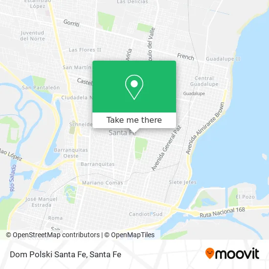 Dom Polski Santa Fe map