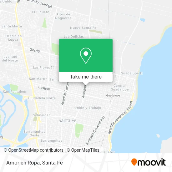 Amor en Ropa map