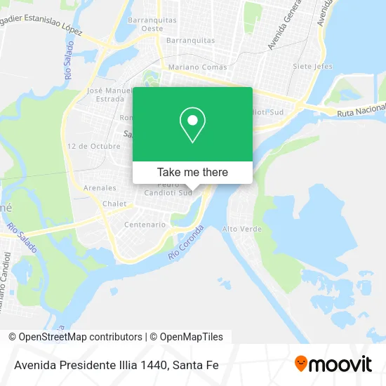 Avenida Presidente Illia 1440 map
