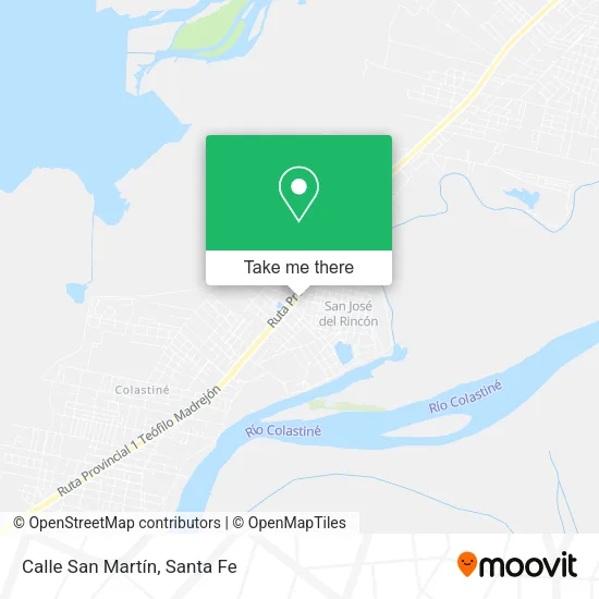 Calle San Martín map