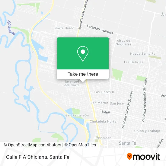Calle F A Chiclana map