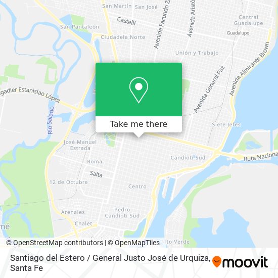 Santiago del Estero / General Justo José de Urquiza map