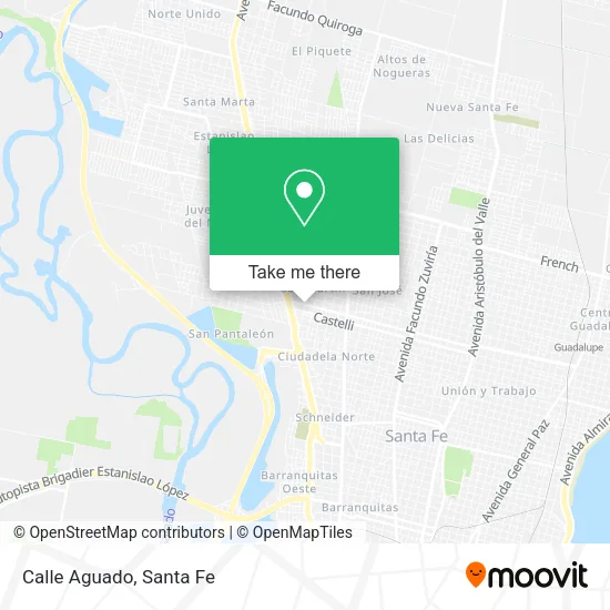 Calle Aguado map