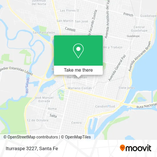 Iturraspe 3227 map