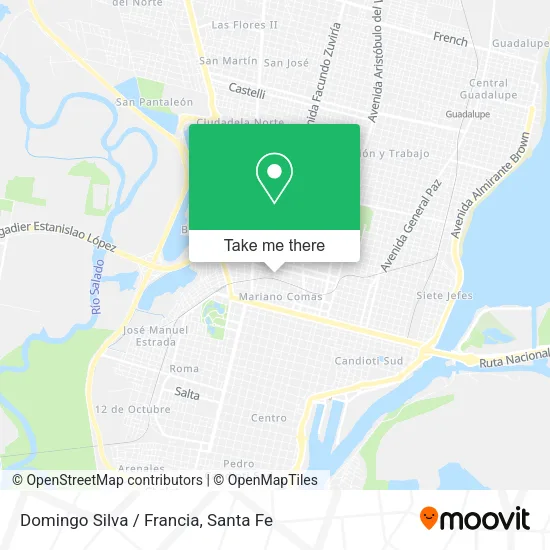 Domingo Silva / Francia map