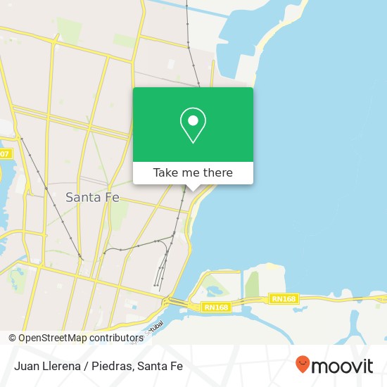 Juan Llerena / Piedras map