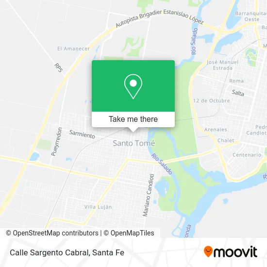 Calle Sargento Cabral map