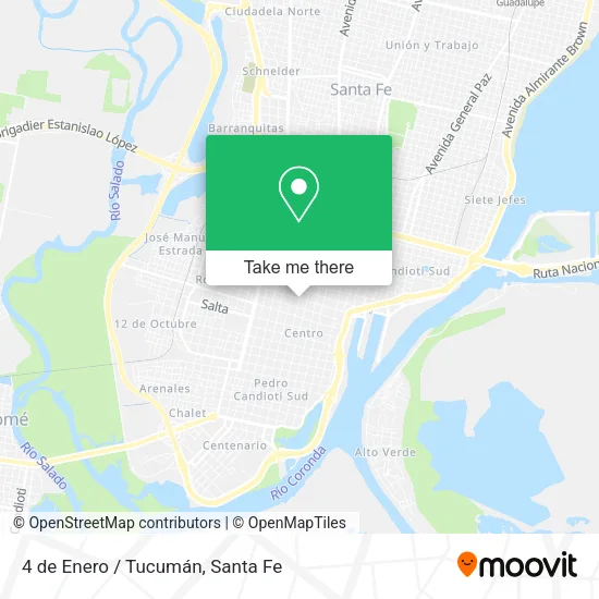4 de Enero / Tucumán map