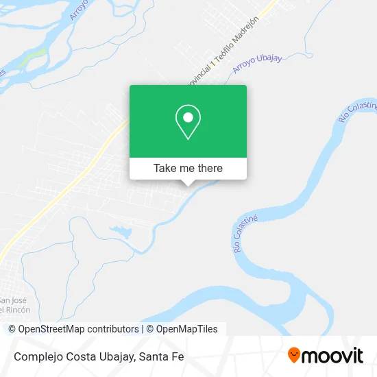Complejo Costa Ubajay map