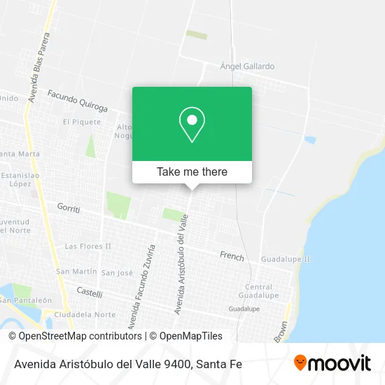 Avenida Aristóbulo del Valle 9400 map
