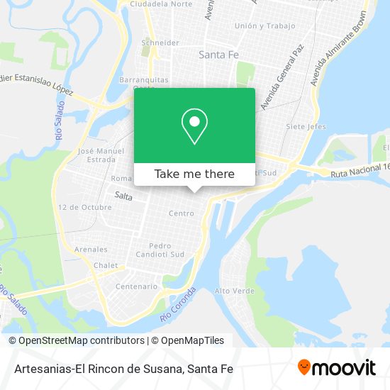 Mapa de Artesanias-El Rincon de Susana