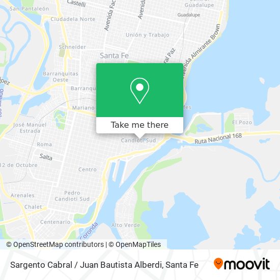 Mapa de Sargento Cabral / Juan Bautista Alberdi