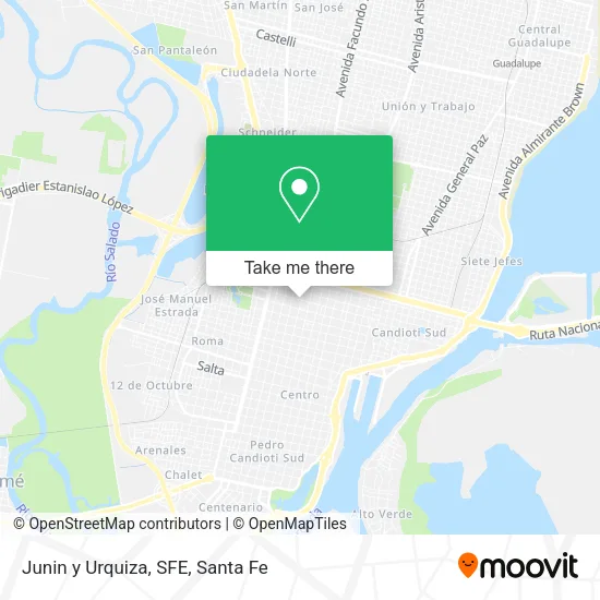 Junin y Urquiza, SFE map