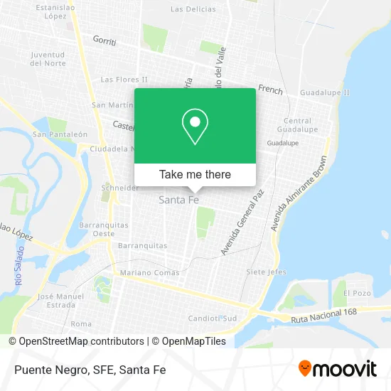 Puente Negro, SFE map