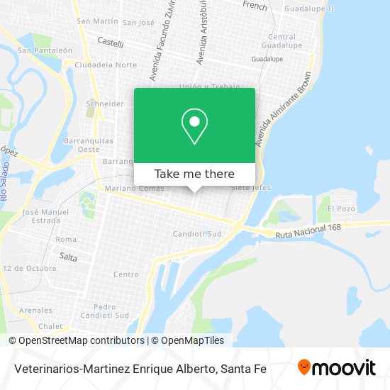 Veterinarios-Martinez Enrique Alberto map