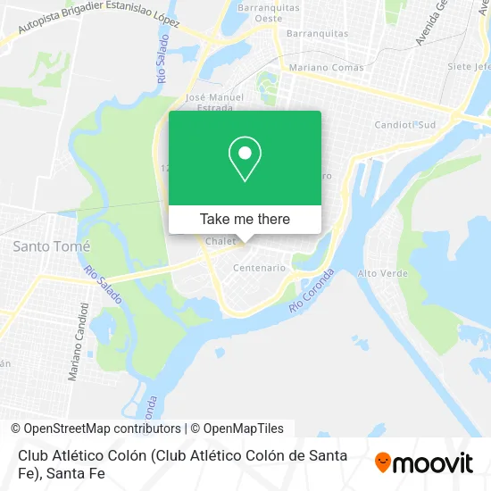 Club Atlético Colón (Club Atlético Colón de Santa Fe) map