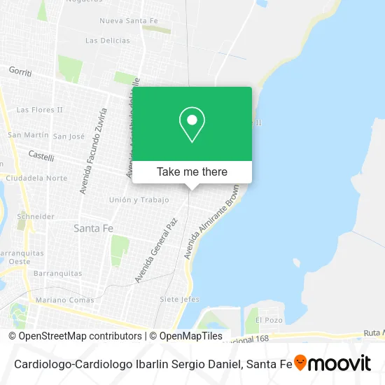 Cardiologo-Cardiologo Ibarlin Sergio Daniel map