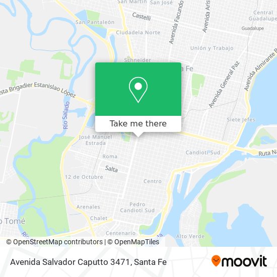 Mapa de Avenida Salvador Caputto 3471