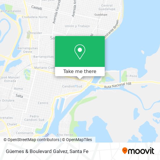 Mapa de Güemes & Boulevard Galvez