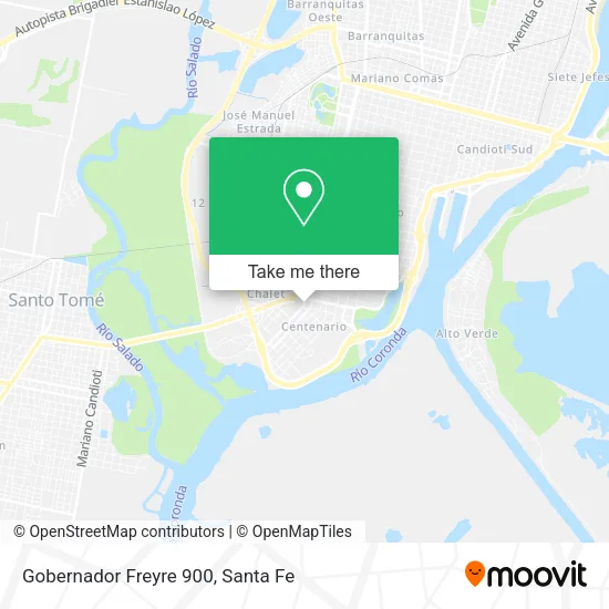 Gobernador Freyre 900 map