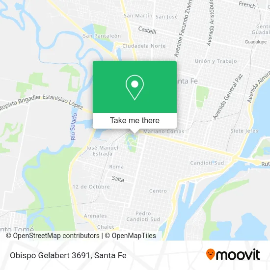 Obispo Gelabert 3691 map